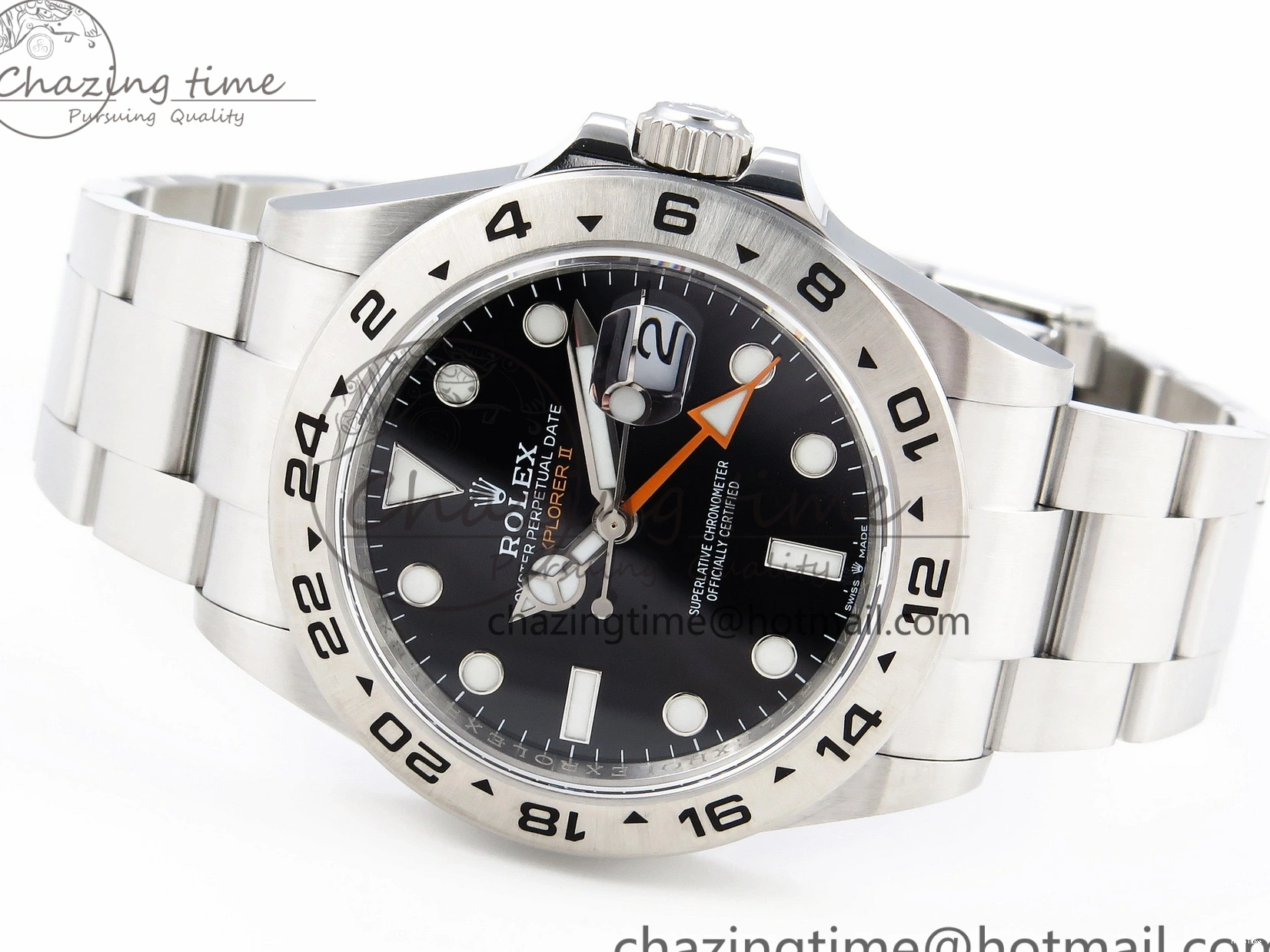 MiroTime 0329 Explorer II 42mm 226570 Black 904L SS GMF 1:1 Best Edition Black Dial on Bracelet VR3285 CHS HighPerformance 1903